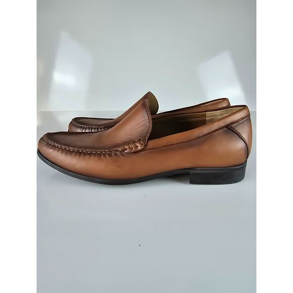 Johnston Murphy Hawkins Mens Loafer 11.5 M Brown Sheepskin Leather Shoes 20-4470 main image 5